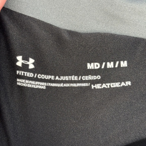 Under Armour Men SpeedPocket Lined Running Shorts 1355426 Gray Size M - Picture 3 of 7